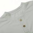 thumbnail image 5 of Ticikt Boys Henley Short Sleeve Shirts Kids Cotton Casual T-Shirt Button Front Solid Tops Tees Summer Clothes,Color:Grey,9-10 Years, 5 of 8