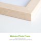thumbnail image 5 of Marco de fotos de madera de 8 pulgadas Marco de fotos de madera ecológica natural TFixol Marco, 5 of 7