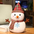 thumbnail image 3 of 1 pieza de 20 cm de adorable Papá Noel de peluche, lindo alce, muñeco de nieve, muñeco de peluche, decoración navideña para el hogar, regalos de Año Nuevo para niños, 3 of 5