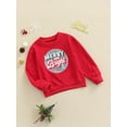 thumbnail image 3 of Diconna Children Pullover Christmas Printed Pattern Round Collar Sweatshirt, 3 of 9
