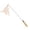 White, variant on Interactive Long Wand Cat Toy with Replaceable Teaser Heads, Flexible Fishing Pole Style String Toy with Feathers for Exercise and Hunting Instinct Stimulation