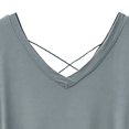 thumbnail image 4 of Baberdicy Backless Maternity Nightgown - Women's Summer Cross Strap Sleep Dress, Lightweight Nursing Friendly Pajama Dress (Mint Green | S), 4 of 7