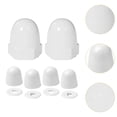 thumbnail image 6 of CoudarTitie Toilet Bolt Covers Easy Installation Decorative Practical Elegant Decoration Set White Set, 6 of 9