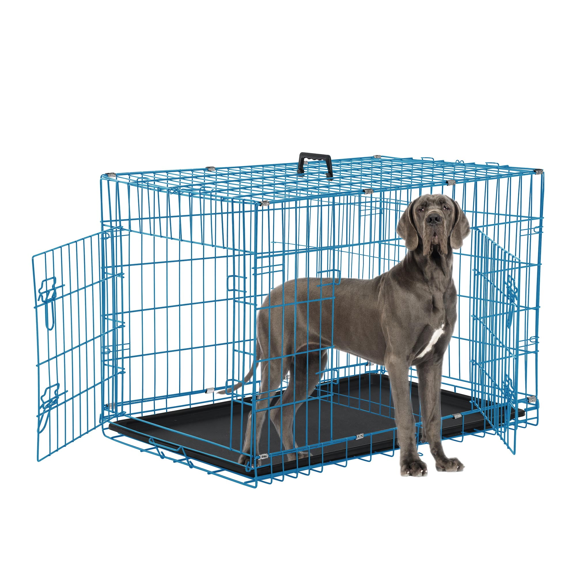 CL.HPAHKL 48 inch Dog Cage for Large Dogs Indoor, Folding Dog Crates