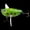 2PC COLOR1, variant on 2PC Fishing Lures Jigs Surface Series Wave Crawling Supplies Blue Green White black Pink Red  Simulation Gear Sea Hard Bait Small Fat Fake Fish Bait