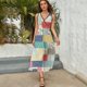 thumbnail image 5 of Geometric Printing Vestido Sin Mangas Vestidos Para Mujer, Vestido Suelto De Verano 2025, 5 of 5