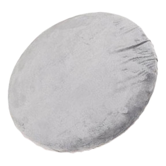 OUNONA Grey Rotating Cushion with Soft Breathable Fabric for Comfortable Swivel Seating and Enhanced Support