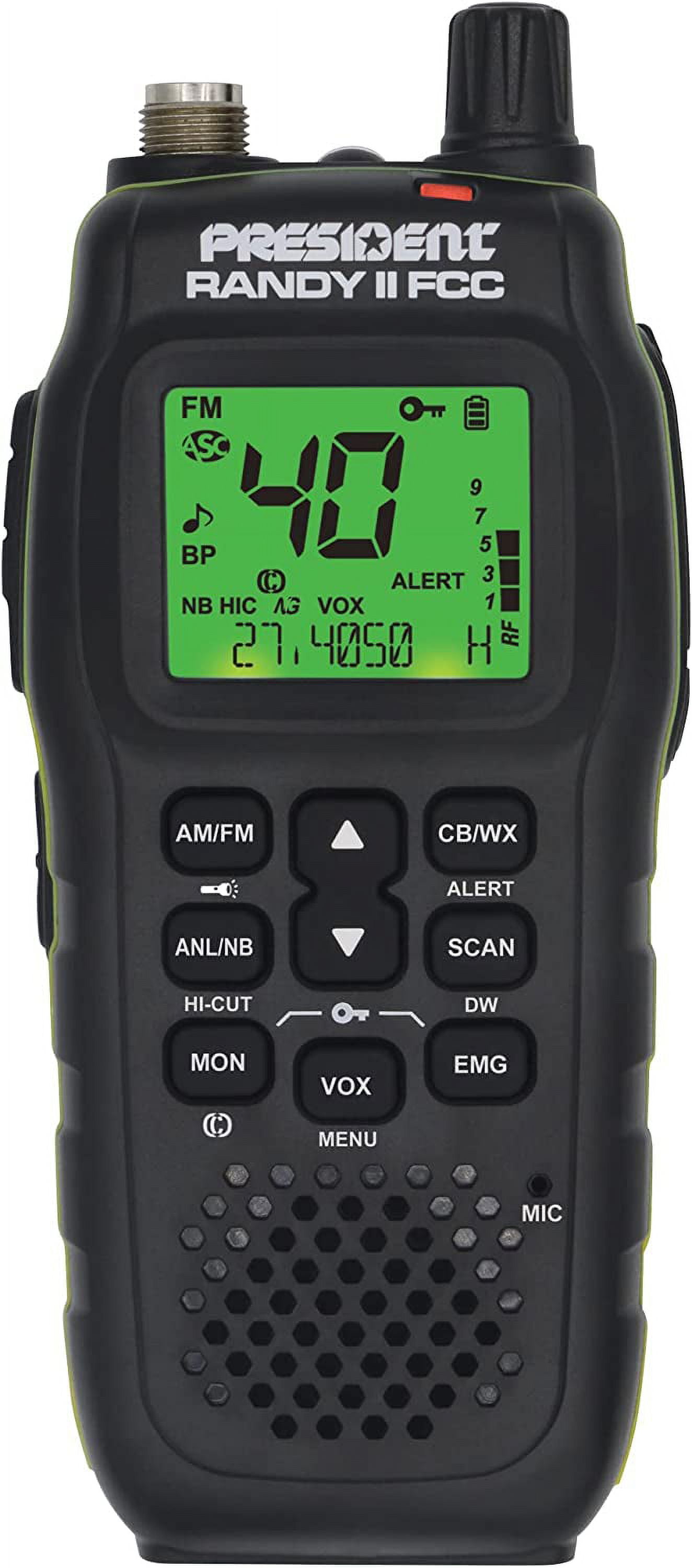 Randy II FCC - First FCC Approved AM/FM Handheld CB Radio