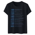 thumbnail image 4 of LUOGENLI T-shirts pour Femmes T-shirts Décontractés à Col Rond / Manches Courtes pour Confort & Style T-shirts Grandes Tailles pour la Saint-Patrick Noir TTG, 4 of 4
