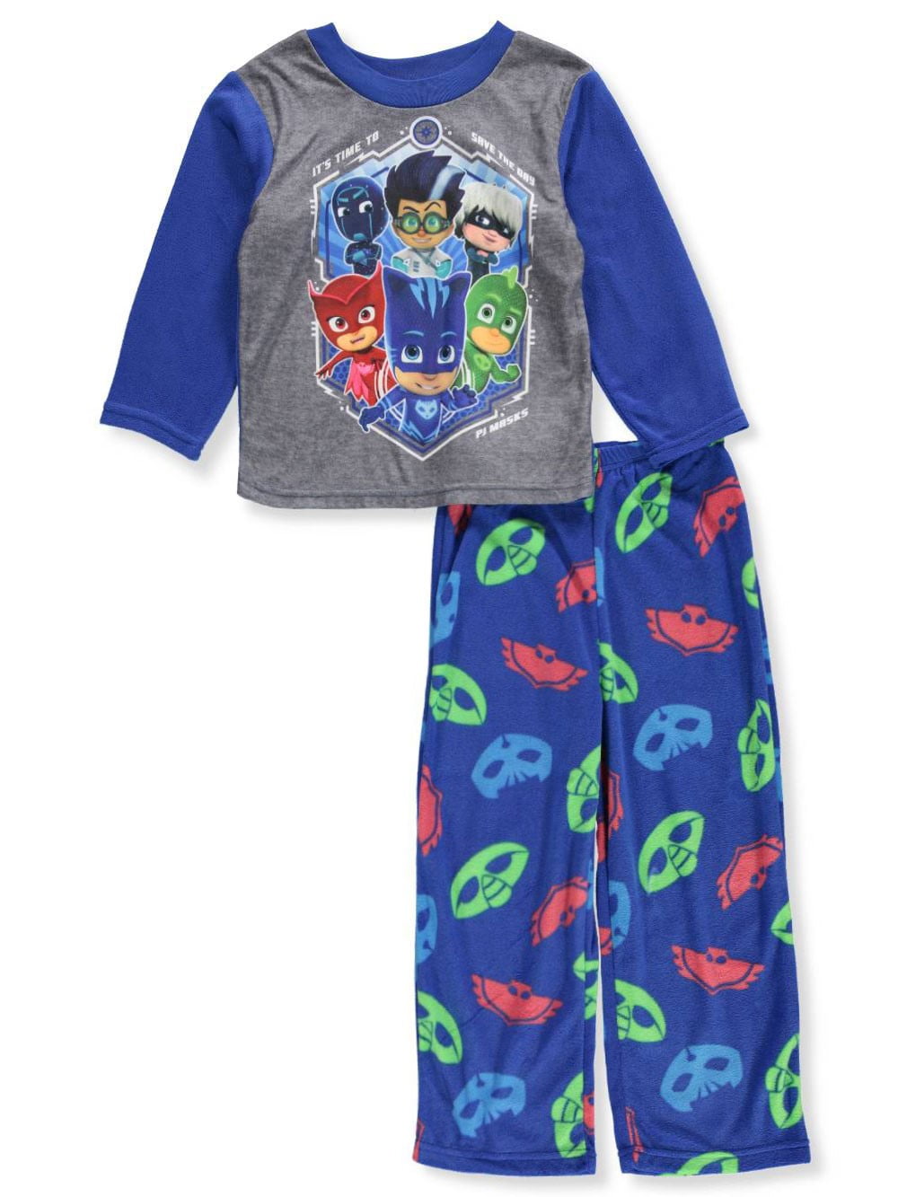 PJ Masks Boy's PJ Masks 2 Piece Long Sleeve Pajama Sleep Set (Big
