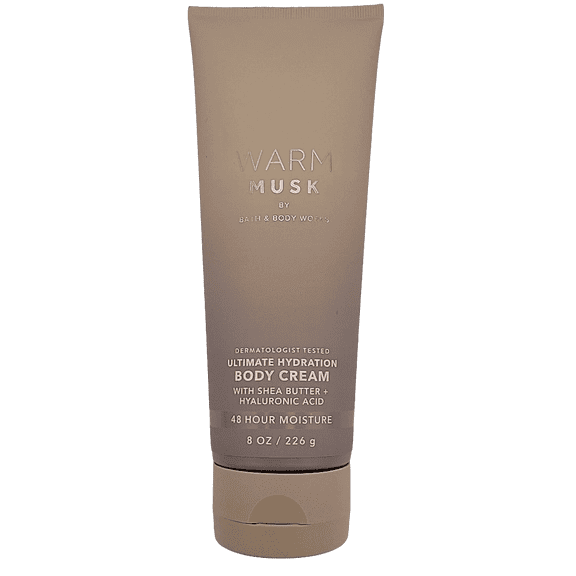 Bath & Body Works Ultimate Hydration Body Cream Warm Musk 8oz