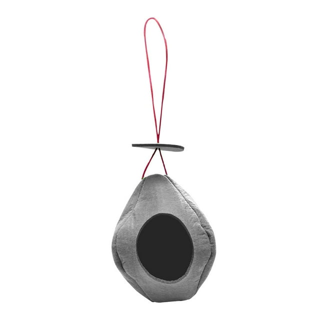 Comedero Para Pájaros Sunnimix Nido Para Posarse Estación De Alimentación Para Jardín Gris