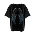 thumbnail image 4 of Tiijoy Boys Trendy Short Sleeve T-Shirt Glow In The Dark Wing Print Loose Tee, Sizes 8-9, 4 of 4
