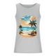 thumbnail image 4 of Tanques para Hombre para el Verano Solto Chaleco Impresión Deportivo Cuello Redondo, Casual, 4 of 4