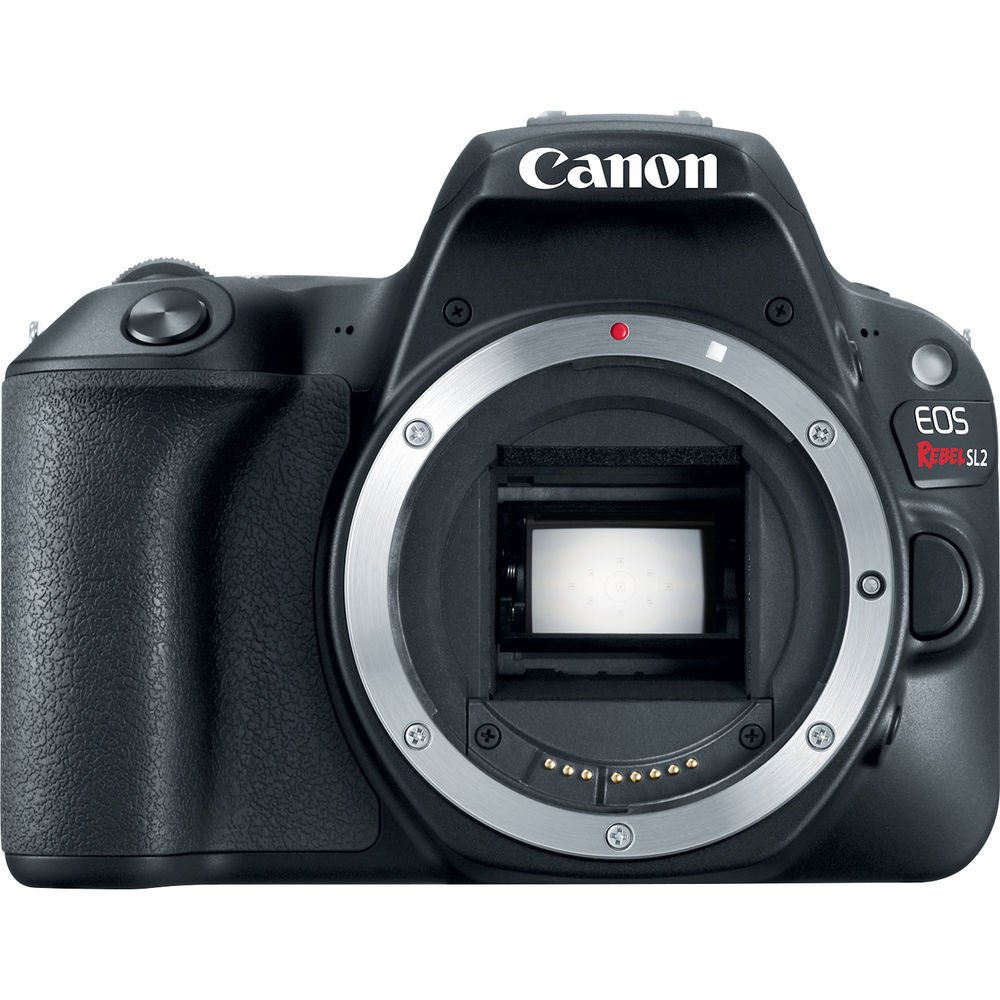 Canon EOS Rebel SL2 DSLR Camera & 18-135mm is USM Lens & 75-300mm III Lens + UV FLD CPL Filter Kit + 4 PC Macro Kit + Wide Angle & Telephoto Lens + Case + Tripod + Card Reader- Intl Model - image 2 of 6