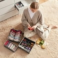 thumbnail image 6 of Lifewit Drawer Organizer for Underwear Fabric Dresser Storage Bins for Bra, Undies, 4 Packs Gray, 6 of 7
