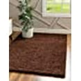 thumbnail image 3 of Unique Loom 3136669 8 x 10 ft. Solid Shag Rectangular Rug, Chocolate Brown, 3 of 5