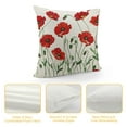 thumbnail image 4 of Nawypu  Flower Pillow,Home Decorative Throw Pillow Cover Poppies of Spring Season Pastoral Flowers Botany Bouquet Field Nature Theme Art Cushion for Couch/Sofa/Bedroom Pillow, 4 of 5
