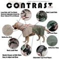 thumbnail image 6 of MAMORE Dog Raincoat, Adjustable Reflective Waterproof Dog Rain Jacket with Leash Hole(Khaki,X-Large), 6 of 6