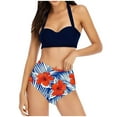 thumbnail image 2 of Augper Womens Printing Two Piece Sexy Bikini Push-Up Pad Swimwear Swimsuit Beachwear Set, 2 of 4