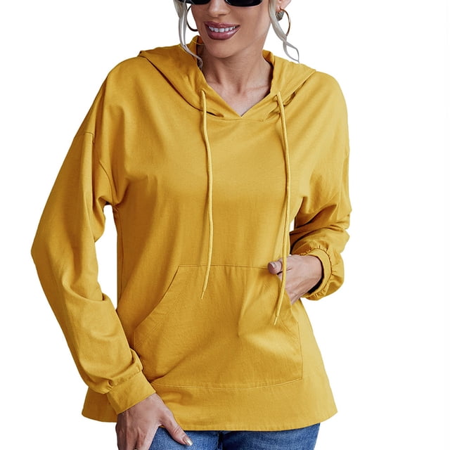 Sudaderas con capucha para mujer, sudadera holgada informal, suave, transpirable, estilo Simple y moderno, sudadera con capucha para fiesta, trabajo y viajes