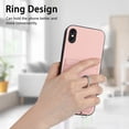 thumbnail image 2 of for iPhone XS Max PU Leather Case, Wallet Case with Ring Stand Kickstand Shockproof Protective for Women Girls Card Holder Slot Stand Shoulder Strap Case for iPhone XS Max, Rosegold, 2 of 8