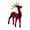 B, variant on Christmas Deer Figurines,Deer Model,Realistic Reindeer Figurines with Glittered Antlered and Feet Centerpieces
