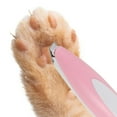 thumbnail image 6 of Raindrops Electrical Pet Clipper Professional Grooming Tool Pet Shaving Machine Hair Trimmer for Dog Cat (Local Shaver, Battery Style, Pink, No Dry Batteries), 6 of 7