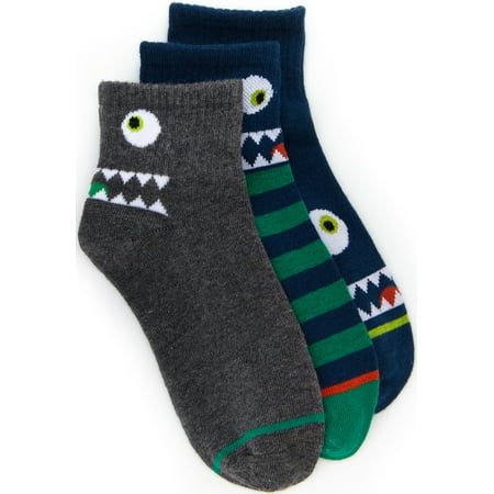 

Stride Rite N/A Mason Monster Quarter Sock (3 Pack) Accessories