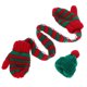thumbnail image 4 of KAKOWELY 1 juego de mini gorro de punto navideño y mini bufanda, adornos para árbol de Navidad, bonito accesorio de ropa para muñecas., 4 of 5