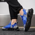 thumbnail image 4 of Men's Running Shoes Lace‑Up Mesh Upper Athletic Sneakers With Hollow‑Out Midsole for Daily Walking and Casual Outdoor Activities, 4 of 8