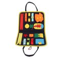 thumbnail image 2 of Montessori Busy Board, Busy Board Portable Cute Letter Stickers Pocket Zipper Design Hand Eye Ability Training  For Develop Study Skills, 2 of 8