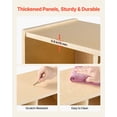 thumbnail image 4 of VEVOR 2-Section Kids Coat Locker, Wooden Toddler Cubby Storage Organizer with 4 Hooks & Anti-Tip Kit, Modern Kid Coat Cubbies with 4 Small Open Storage Boxes for Home, Kindergarten, Daycare, Natural, 4 of 9