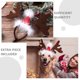 thumbnail image 4 of 2 diademas navideñas con astas de reno para mascotas, 4 of 8