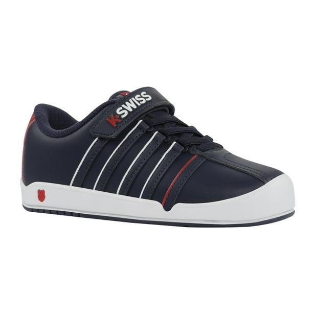Tenis Children K-swiss Ontare De Piel Azul Marino