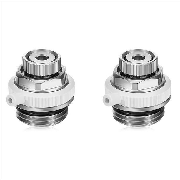 2X Válvula de Radiador con Purga Automática de Aire de 1/2 Pulgada y Corte Automático para Sistemas de Calefacción