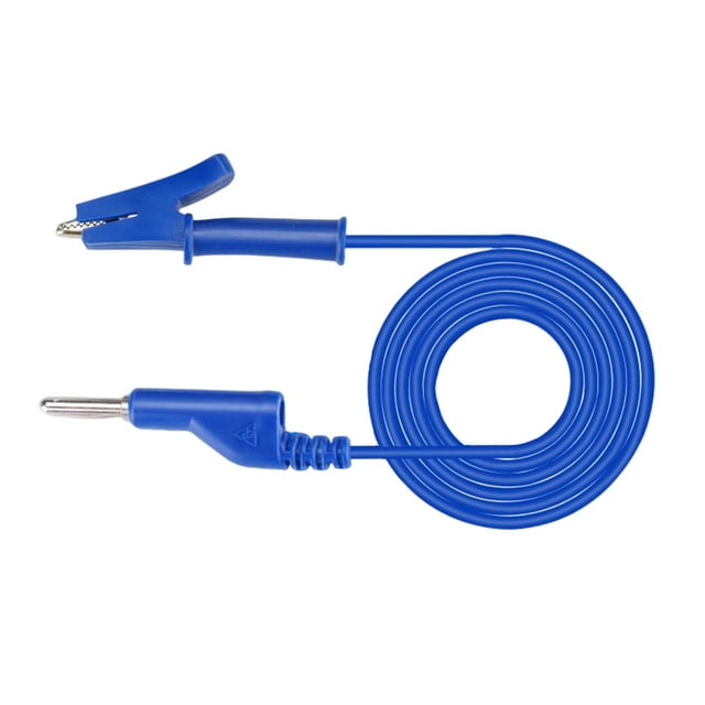 Xingzhi 1M DC Banane Fiche Multimètre Tension Test Câble d'Alimentation Portable Doux PVC Test Fil Électronique Détection Accessoire Bleu