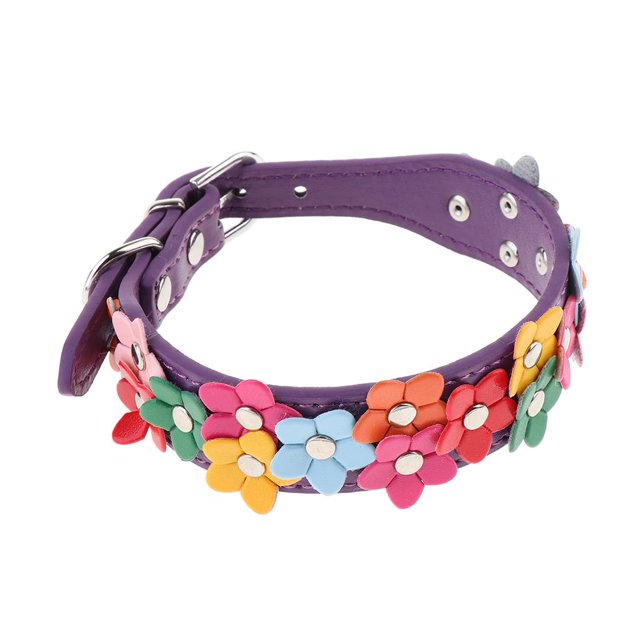 Collar para perros y gatos Yuyangstore cuero suave estilo japonés 44x3cm