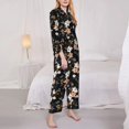 thumbnail image 3 of Sikiie Lilies Flowers Women's Long-Sleeve Shirt and Full-Length Bottom Pajama Set (s-xxl)-Medium, 3 of 7