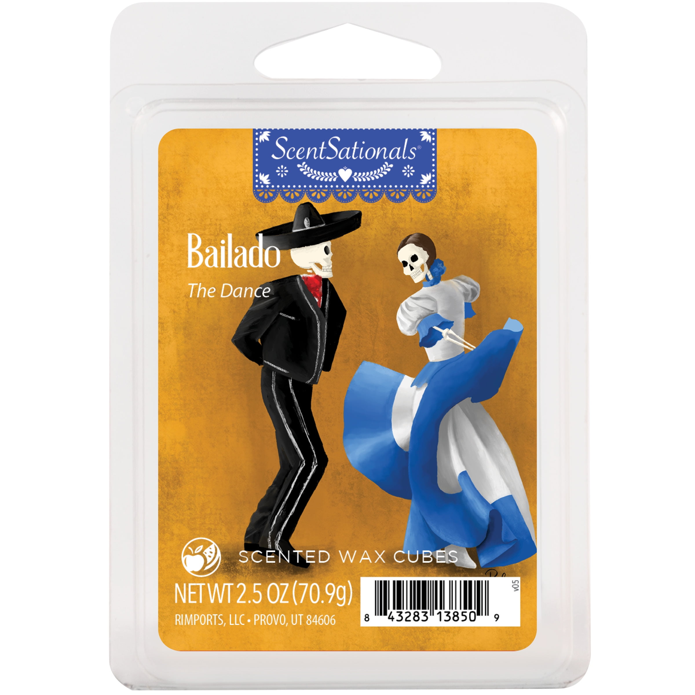 Bailado (Danced) Scented Wax Melts, ScentSationals, 2.5 oz (1-Pack)