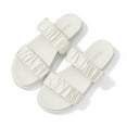 thumbnail image 3 of Dream Pairs Women's Summer Slide Sandals Slip on Open Toe Cute Two Straps Flat Sandals SDSS2211W WHITE Size 7.5, 3 of 6
