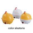 thumbnail image 3 of Hervidor de huevos eléctrico todo en uno de doble capa, blanco, enchufe estadounidense, material PP, 110 V, funcionamiento con un solo toque, control preciso de temperatura, 3 of 8