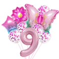 thumbnail image 1 of Decoraciones con globos de cumpleaños, tema de la novena mariposa de HAUCIAJEIN, 1 of 8