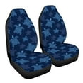 thumbnail image 7 of KUIFORTI Turtle Car Seat Covers Front Seat Only,2 Pieces Universal Elastic High Bucket Seat Covers for Car Front Seat,Universal Seat Protector Covers for Cars SUV Trucks, Blue, 7 of 7
