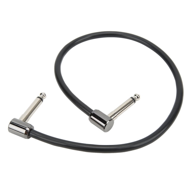 Guitar Effect Cable,FC‑16 Effects Cable Right Right Angle Effect Cable Metal Connector Effect Cable Enhanced Durability