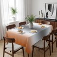 thumbnail image 6 of Orange Grey Table Cloth Waterproof Tablecloths, Gray Farmhouse Modern Rustic Tablecloth Dining Table Cover for Kitchen Party Tabletop Outdoor, Rectangle Tablecloth 60x84 Inch, 6 of 9