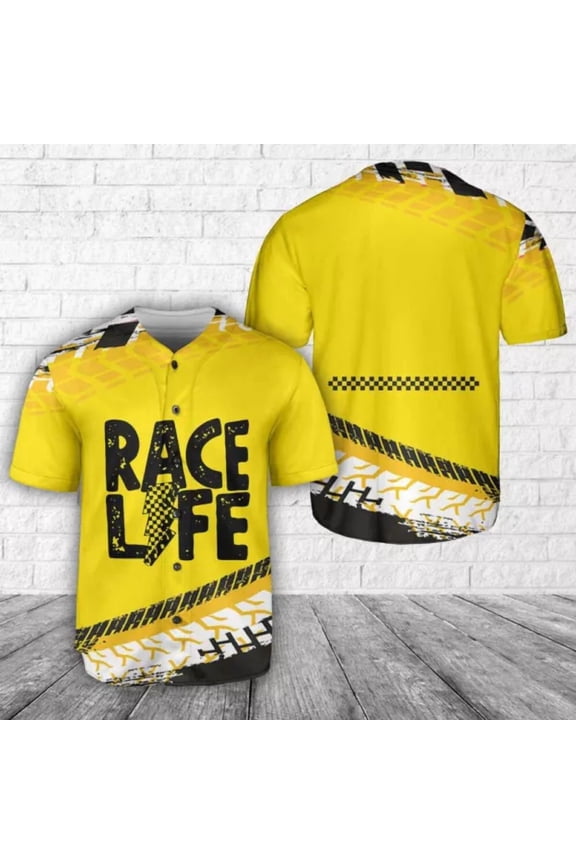 Custom Name & Number Racing Baseball Jersey Gift - Hot Sale 2026