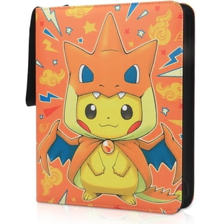 detective pikachu card binder Face 9-Pocket Pokemon Full-View Pro Binder: