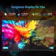 KTC 27 inch Gaming Monitor, 1440P Curved Monitor, 180Hz, 144Hz, 2K, 1500R, 1ms, FreeSync/G-Sync Compatible, DisplayPort/HDMI/USB, Ultrawide PC Vesa/Wall Mount Computer Monitor, H27S17