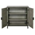 thumbnail image 3 of Armoire moderne en MDF et métal – grise, 3 of 7